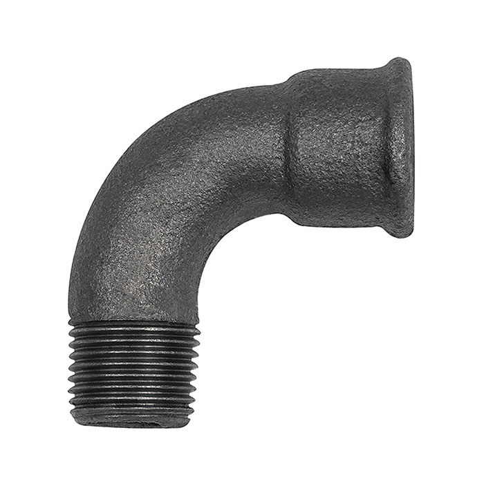 Elbow 1a 90°short Rp 1 IT, R 1 ET black malleable iron fitting