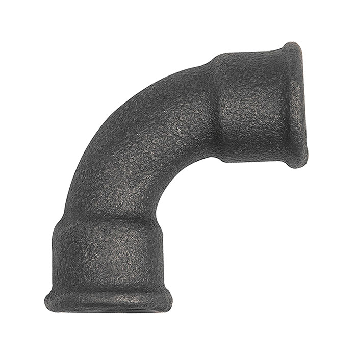 Elbow2a 90°short Rp 1/2 IT,Rp 1/2 IT black malleable iron fitting