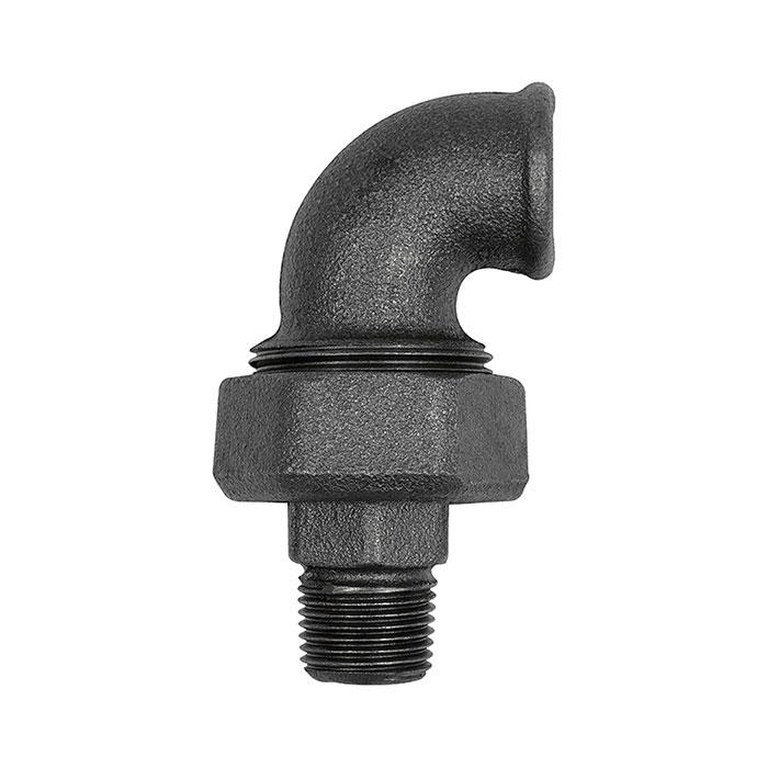 Fitting elbow 98 IT/ET Rp 1/2, R 1/2 black malleable iron fitting