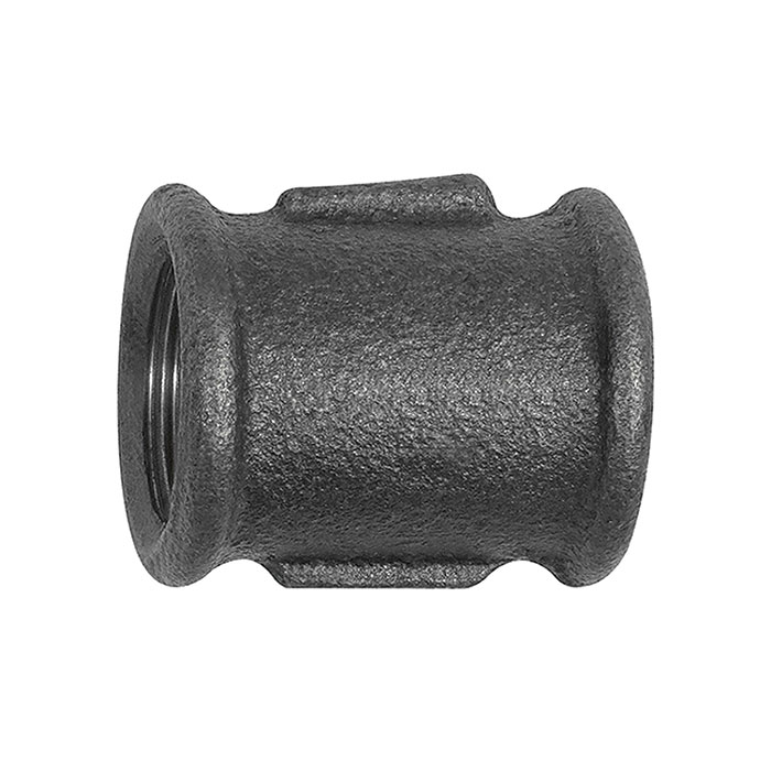 Bushing 270, IT/IT, Rp 1/4, black malleable iron fitting