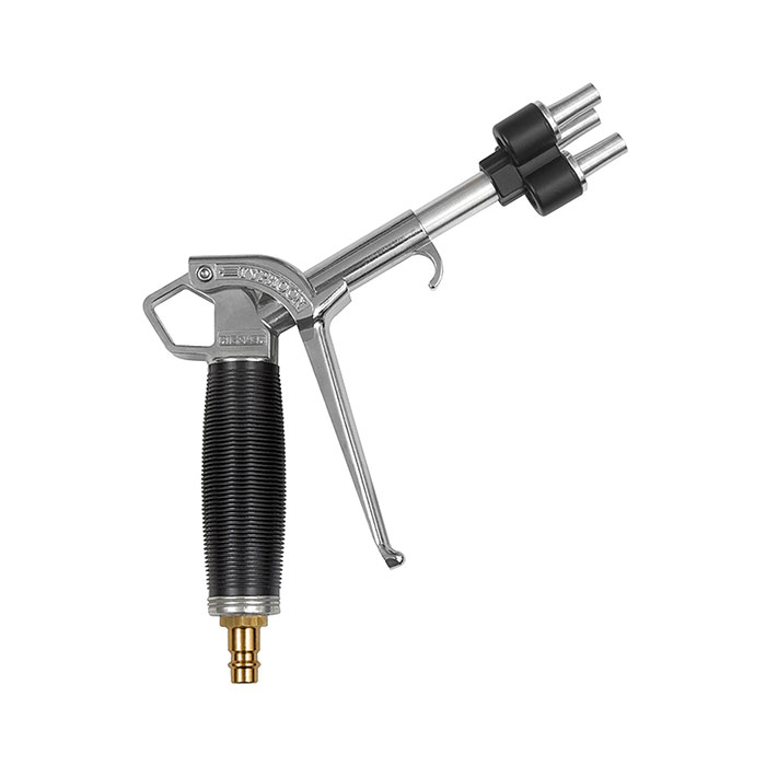 High-volume blow gun »Typhoon«, multijet nozzle, Nipple I.D. 7.2