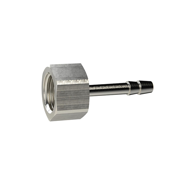 Screw-on hose connector, G 1/4 i., for hose I.D. 4, AF 17