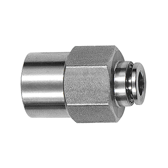 Straight push-in fitting, G 1/8 i., for hose exterior Ø 4 mm