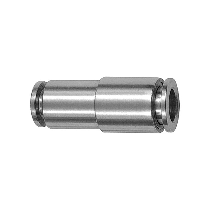 Straight push-in connector, reducing, for hose exterior Ø 6/4 mm