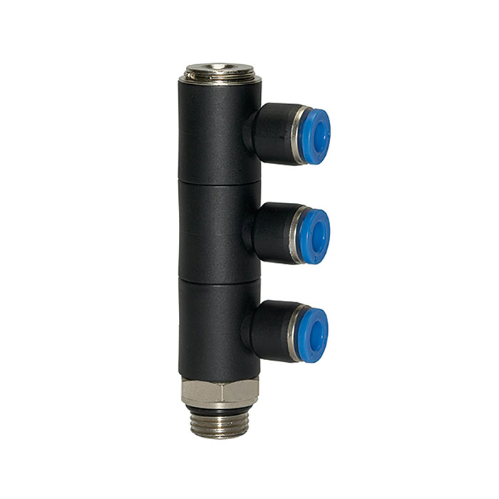 L-multi-distributor »Blue Series«, 3-fold, rotating, G 1/2 o.