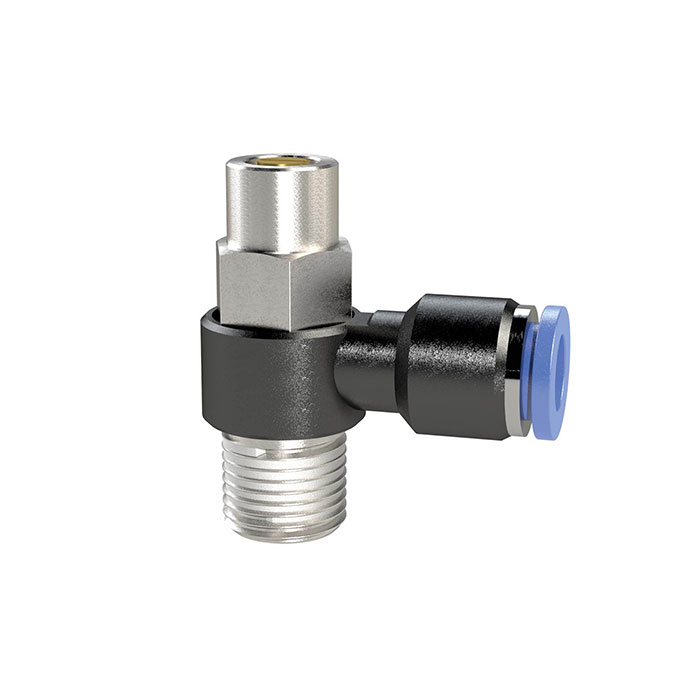 Throttle check valve »Blue Series«, Discharge throttle, R 1/8 o.