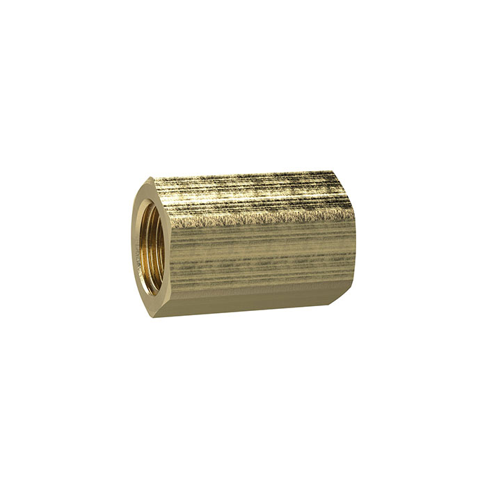 Bushing with exterior hexagonal, G 1/8, AF 14, Brass