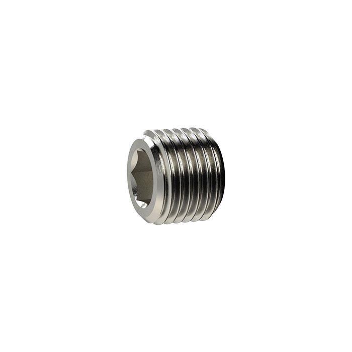 Locking screw, Hexagonal socket, without flange, M8x0.75