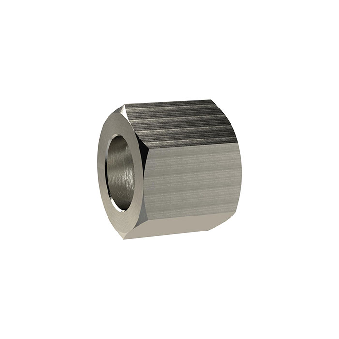 Hexagonal coupling nut, G 1/8, for sleeve size I.D. 4/6