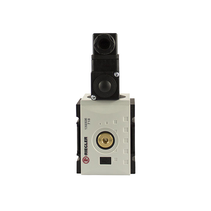 Distributor »FUTURA«, Size 2, G 3/8, Pressure switch 0.5 - 10 bar