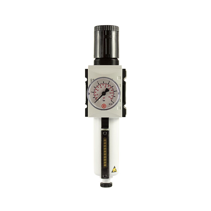 Filter regulator »FUTURA«, Metal, Size 2, G 3/8, 0.1-1 bar, Semi