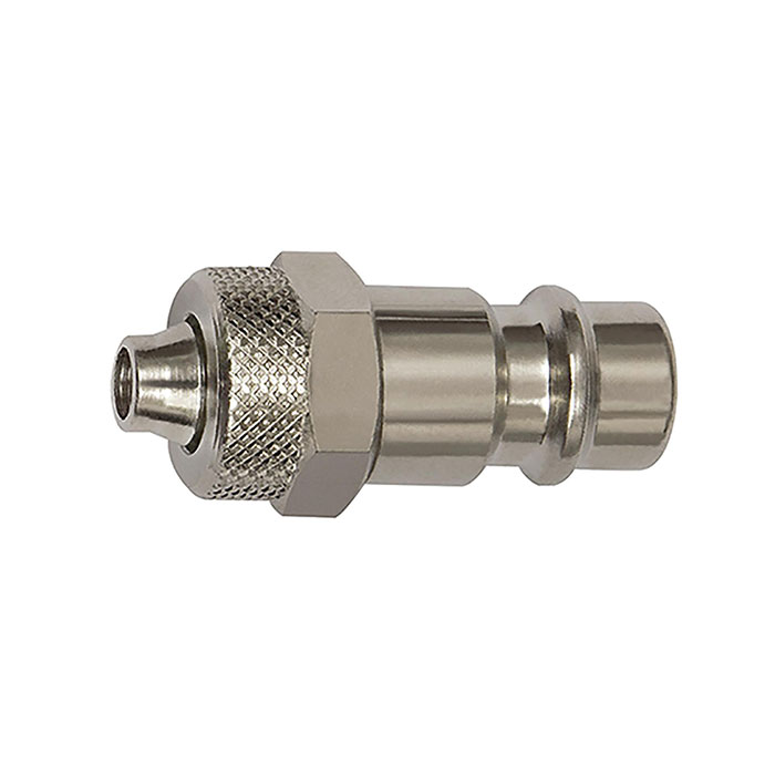 Nipple for couplings I.D. 7.2 - I.D. 7.8, Steel, for hose 6x4