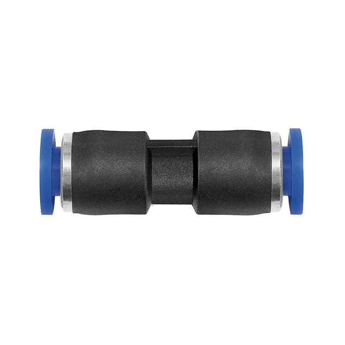 Straight push-in connector »Blue Series« mini, hose exterior Ø 3