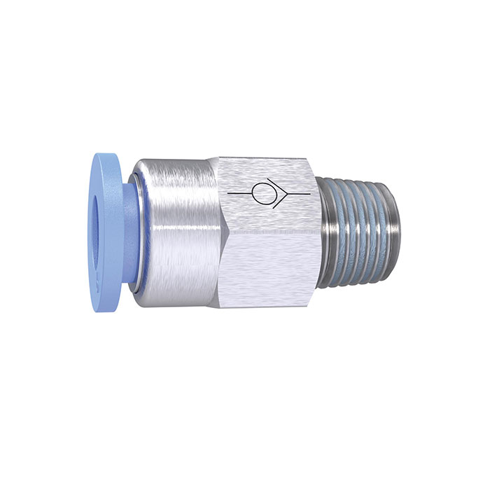 Straight Check valve »Blue Series«, Thread to hose, R 1/8 o.