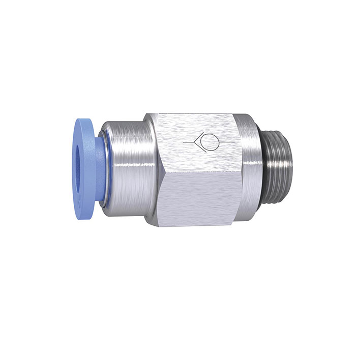 Straight Check valve »Blue Series«, Hose to thread, G 3/8 o.