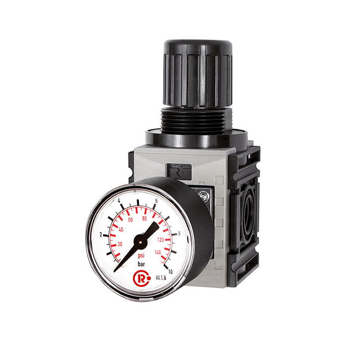 Pressure regulator »FUTURA-mini«, standard pressure gauge, G 1/4