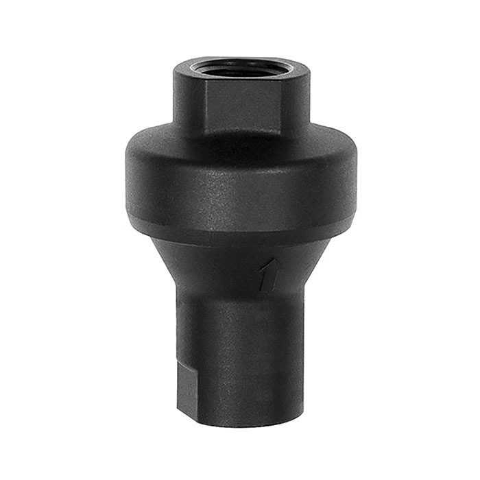 Inline pressure regulator for drinking water G 1/4, pre-set 1 bar