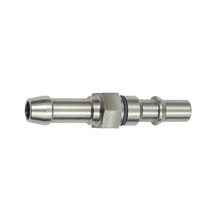 Captive plug-in connector I.D. 6, ISO 6150 C, Sleeve I.D. 6, gray