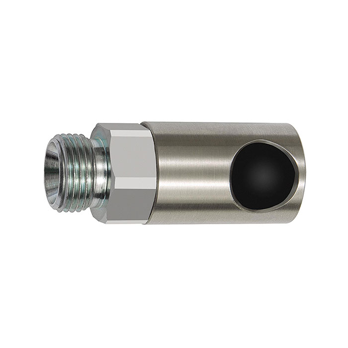 Pushbutton safety coupling I.D. 6, ISO 6150 C, G 1/8 ET