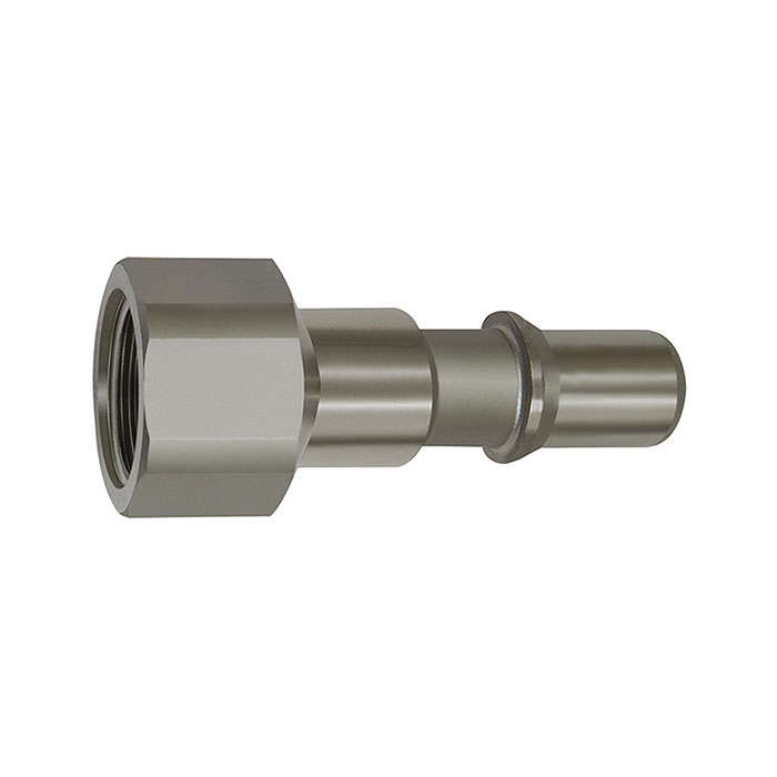 Nipple f. couplings I.D. 8, ISO 6150 C, Stainless steel, G 1/8 IT