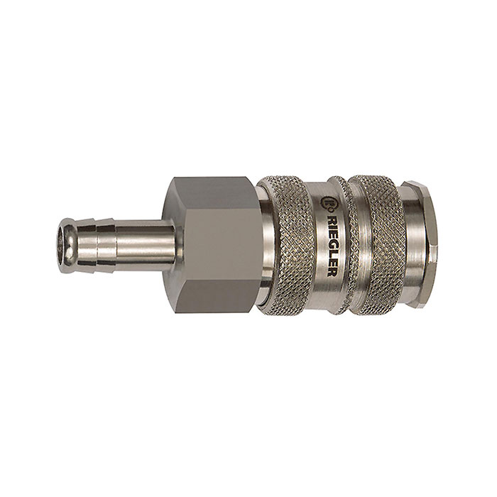 Quick-connect coupling I.D. 10, Steel/nickel-plated brass, I.D.16