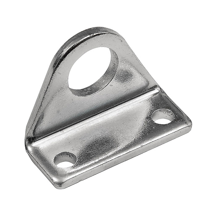 Foot fastening, ISO6432, Piston Ø12-16, galvanised steel, 1 piece