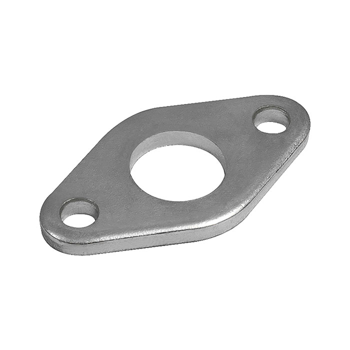 Flange fastening, ISO 6432, Piston Ø 20-25, galvanised steel