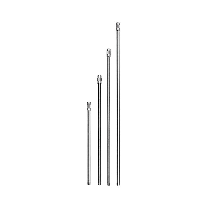 Verlängerungsrohr o. Düse, gerade 450 mm, Alu, M12x1,25