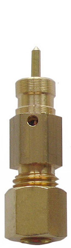 Condor Unloader valve EV 3i with screw connection for 1/4“ plastic or copper discharge