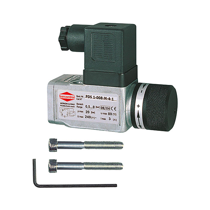 Pressure switch, Special die casting, G 1/4, 0.5 - 8 bar