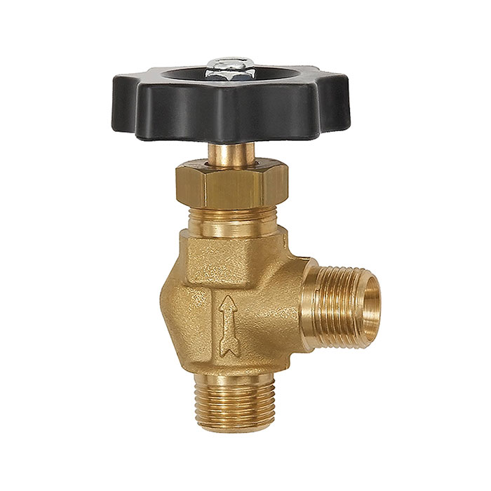 Corner blocking valve, Brass, ET, G 1/4, DN 5.5