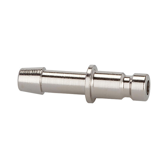 Plug-in connector for I.D. 2.7 nickel-plated brass, Sleeve I.D. 3