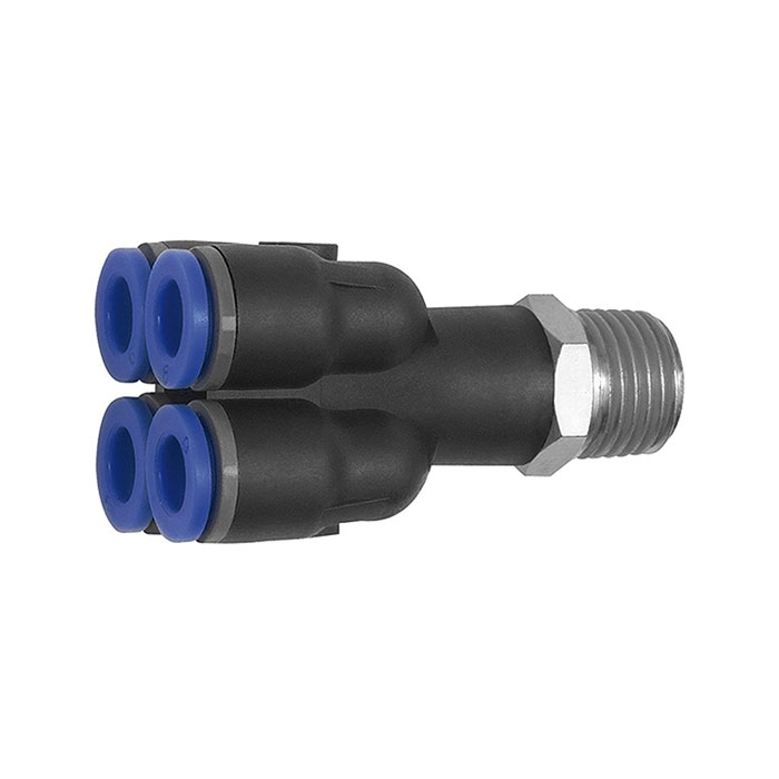 Multi-distributor »Blue Series«, 4-fold, rotating, R 1/4 o.