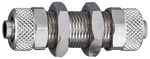 Bulkhead fitting, M14x1, for hose 10/8 mm, AF 17