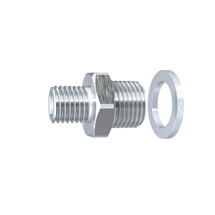 Connection nipple for flat suction cup round PFG, G1/4 ET, Ø60-80