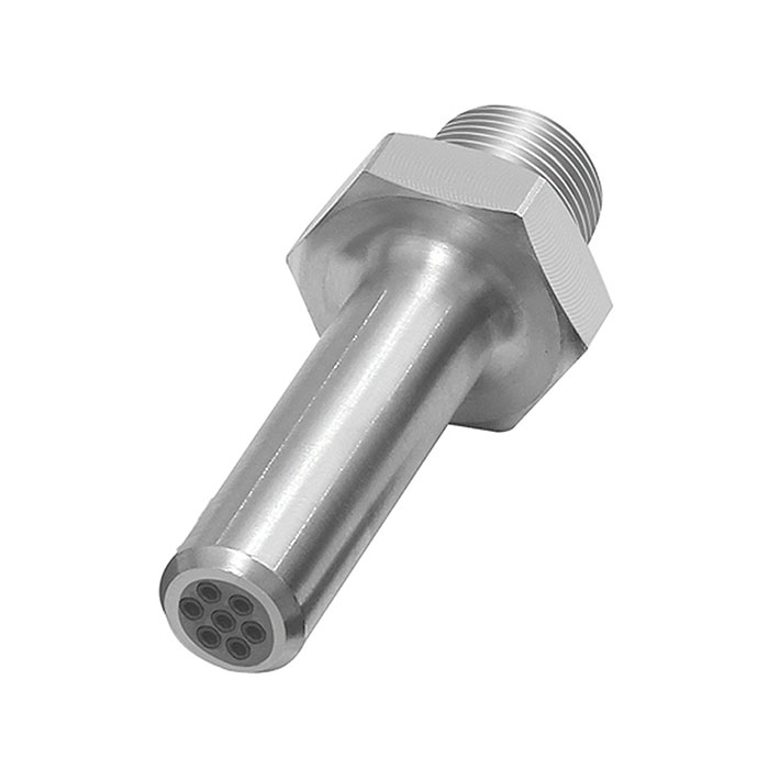 Low noise round nozzle, 1/2 - 27 UNS, Nozzles-exterior Ø 10 mm