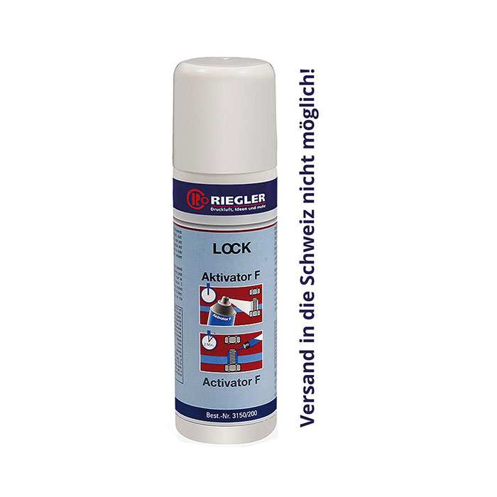 RIEGLER Lock Aktivator F, aktiviert passive Oberflächen, 200 ml