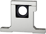 Connecting element with wall mounting, 2 holes, T-shaped bracket