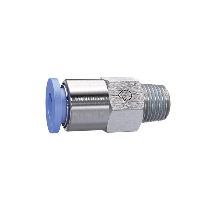 Straight Check valve »Blue Series«, Hose to thread, R 1/8 o.