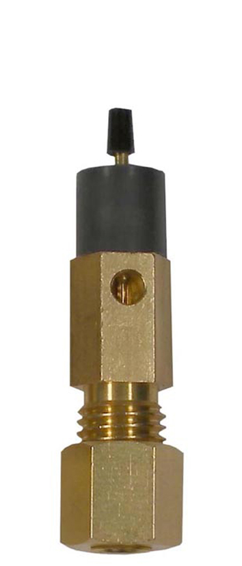 Condor Unloader valve EV 5E with screw connection for 6 mm plastic or copper discharge tube